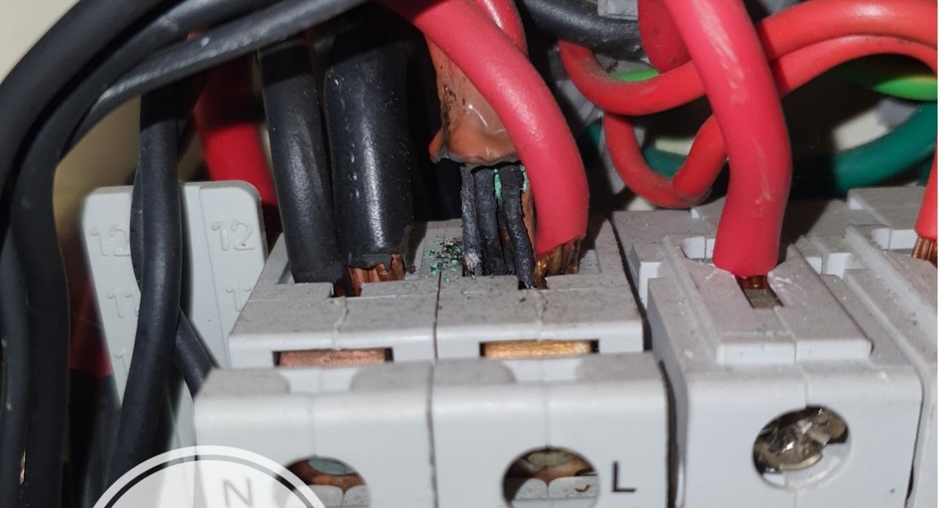 Burnt Electrical Box Electrical Faults Fixed